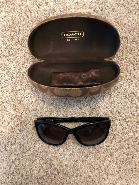 black coach sunglasses